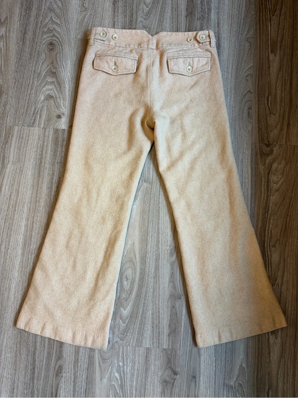 Banana Republic Women's Size 8R Camel Wool Bootcut Pants Mid Rise